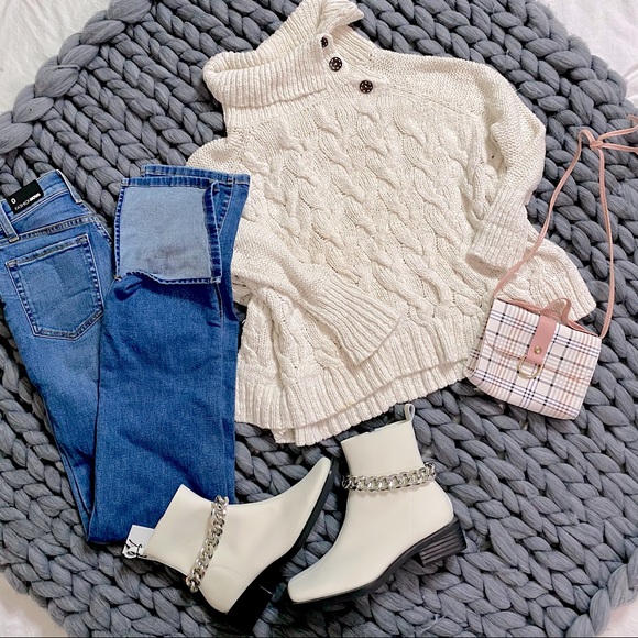 Ivory Knit Sweater